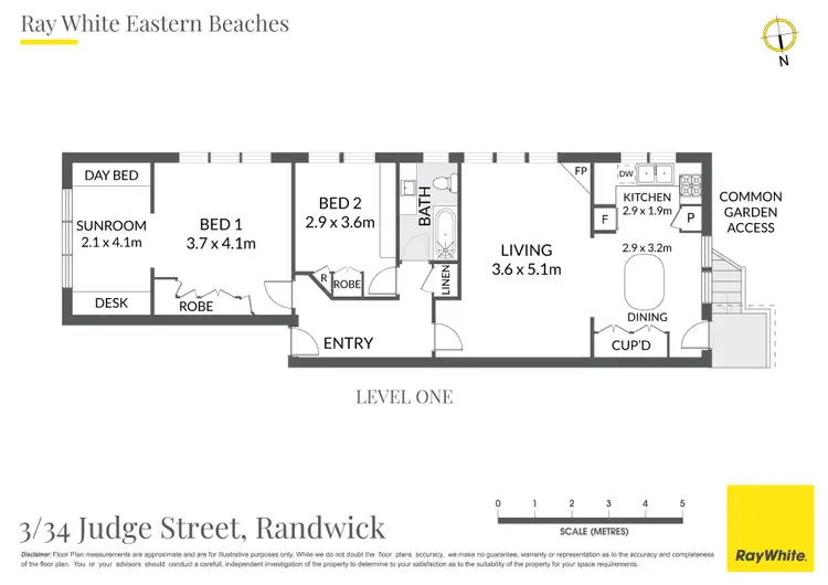 Floorplan of Homely apartment listing, 3/34 Judge Street, Randwick NSW 2031