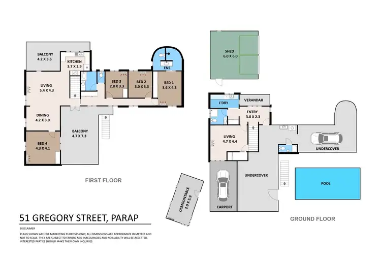 Floorplan of Homely house listing, 51 Gregory Street, Parap NT 820