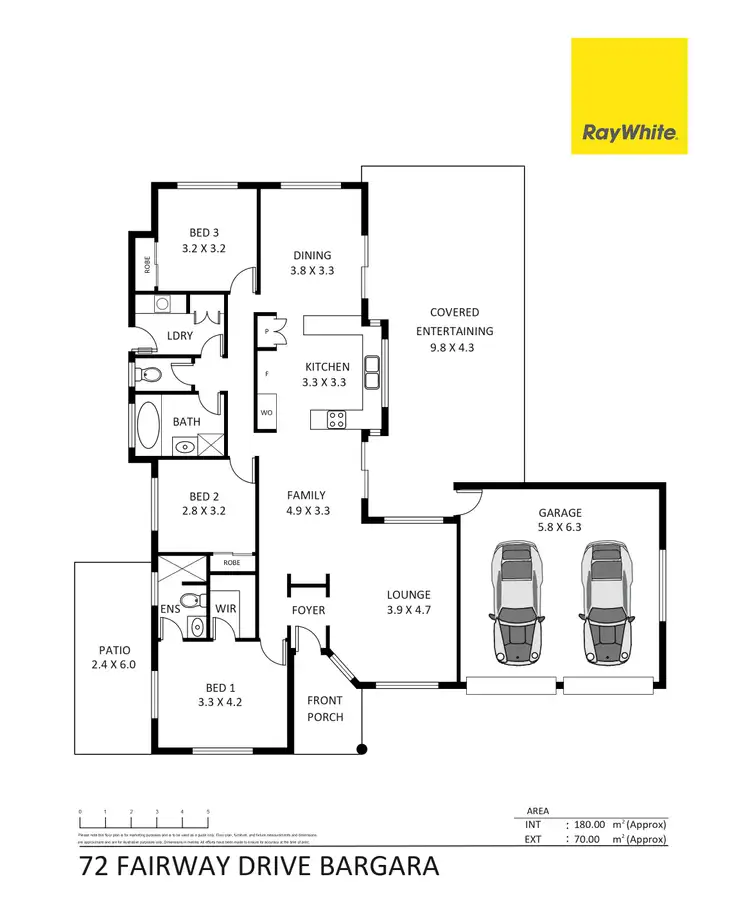Floorplan of Homely house listing, 72 Fairway Drive, Bargara QLD 4670
