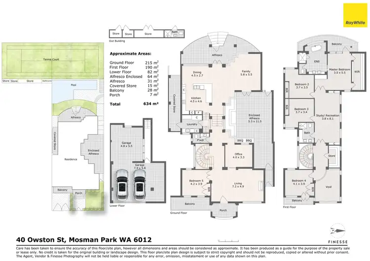 Floorplan of Homely house listing, 40 Owston Street, Mosman Park WA 6012