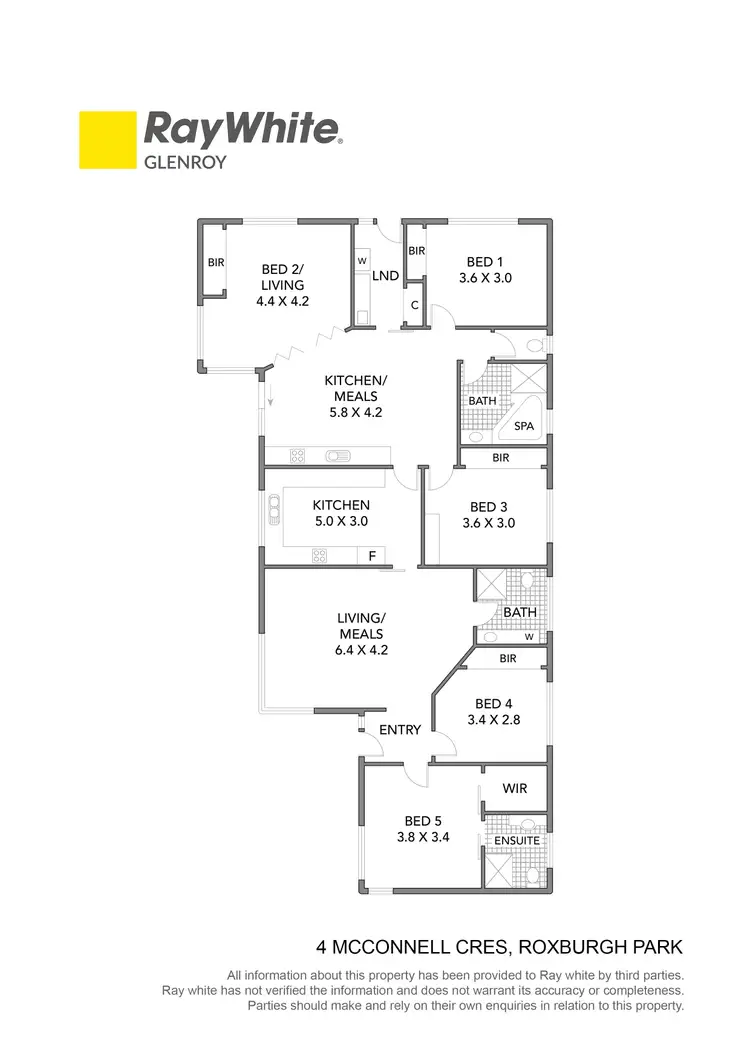 Floorplan of Homely house listing, 4 McConnell Crescent, Roxburgh Park VIC 3064