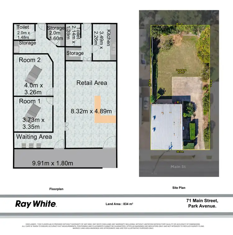 Floorplan of Homely house listing, 71 Main Street, Park Avenue QLD 4701