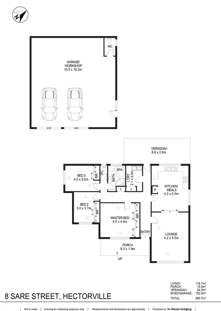Floorplan of Homely house listing, 8 Sare Street, Hectorville SA 5073