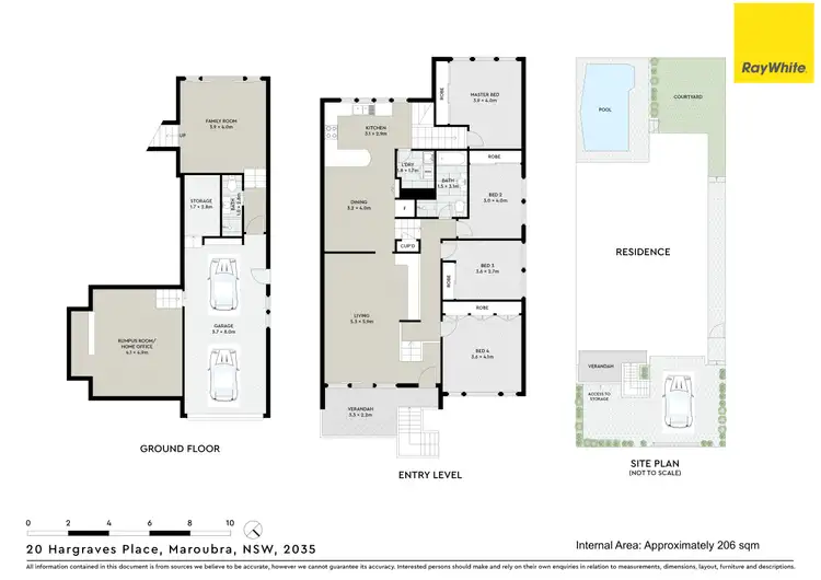 Floorplan of Homely house listing, 20 Hargraves Place, Maroubra NSW 2035