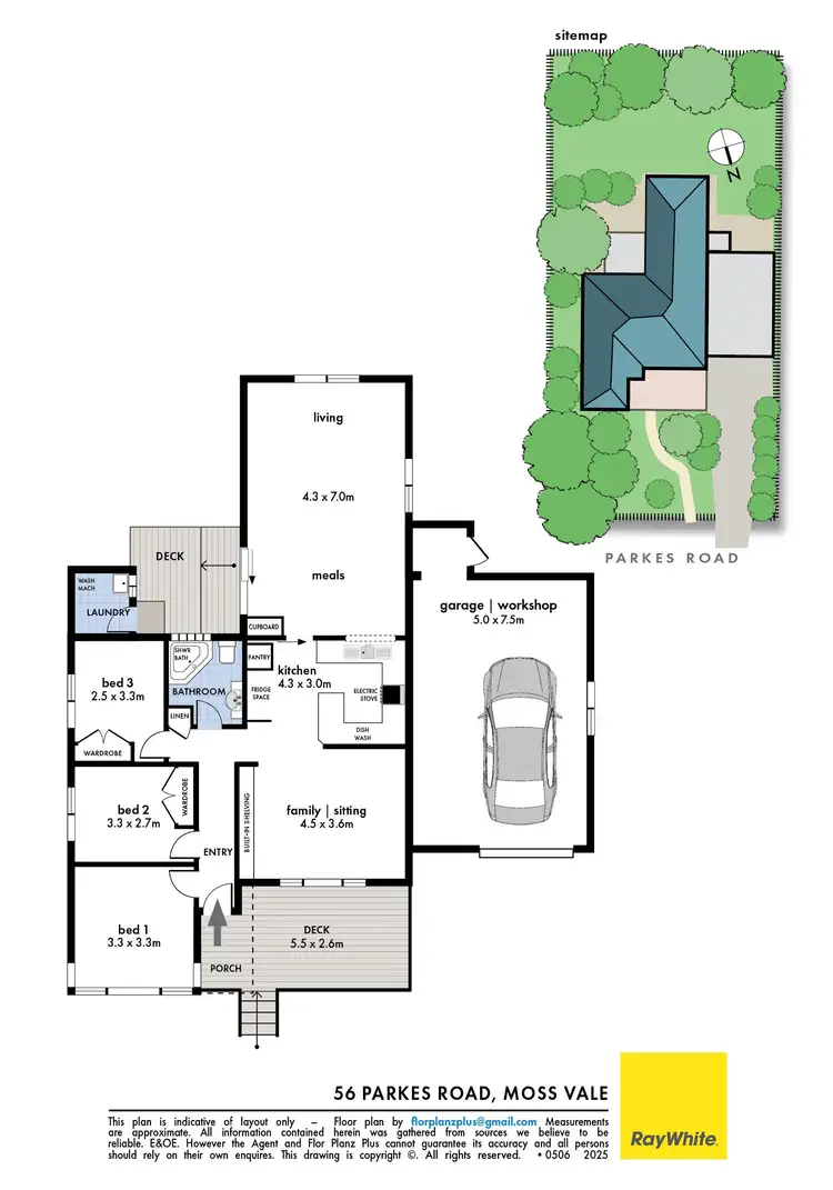 Floorplan of Homely house listing, 56 Parkes Road, Moss Vale NSW 2577