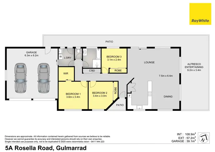 Floorplan of Homely house listing, 5a Rosella Road, Gulmarrad NSW 2463