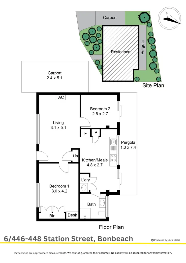 Floorplan of Homely unit listing, 6/446-448 Station Street, Bonbeach VIC 3196