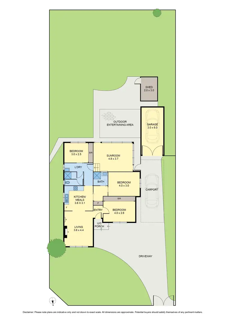Floorplan of Homely house listing, 7 Basil Street, Fawkner VIC 3060