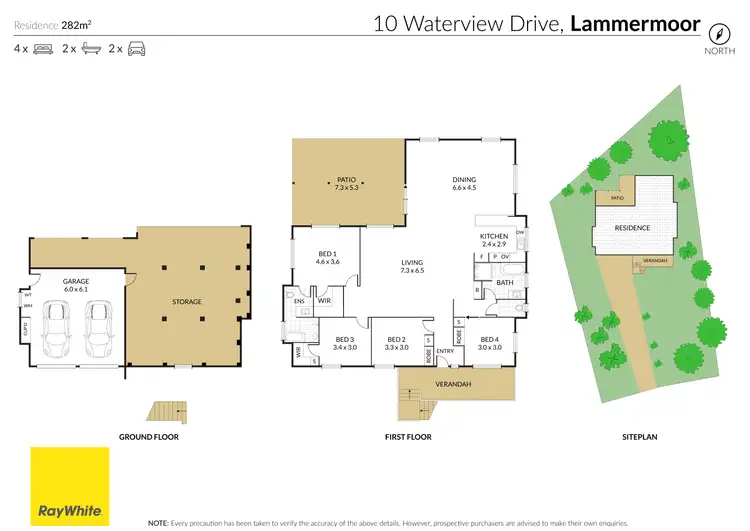 Floorplan of Homely house listing, 10 Waterview Drive, Lammermoor QLD 4703