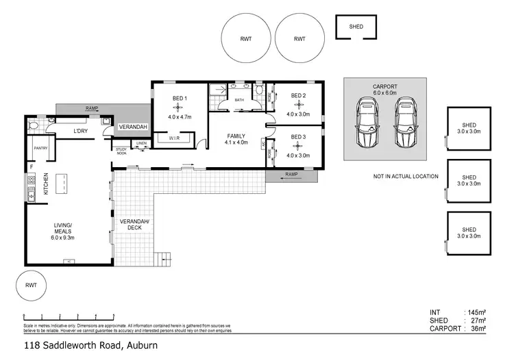 Floorplan of Homely house listing, 118 Saddleworth Road, Auburn SA 5451