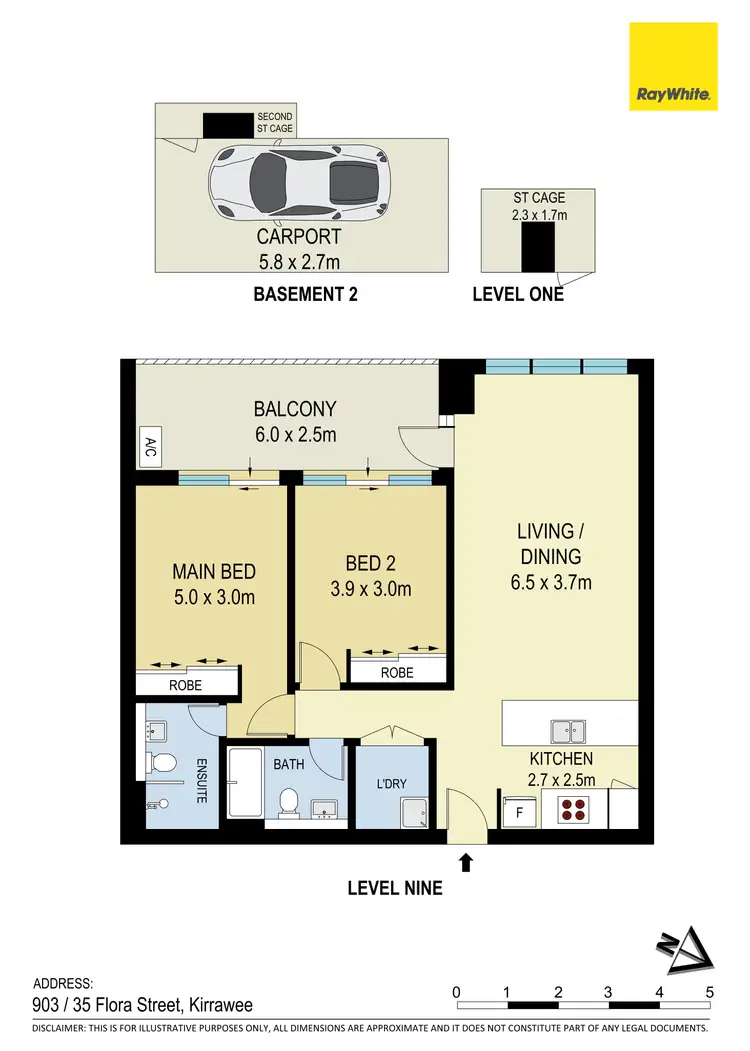 Floorplan of Homely apartment listing, 903/35 Flora Street, Kirrawee NSW 2232