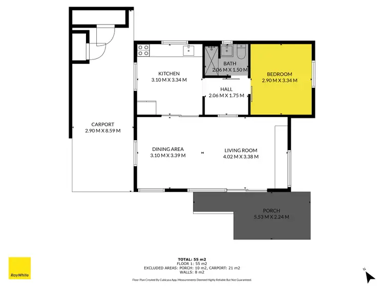 Floorplan of Homely other listing, 2/32 Esplanade, Tin Can Bay QLD 4580