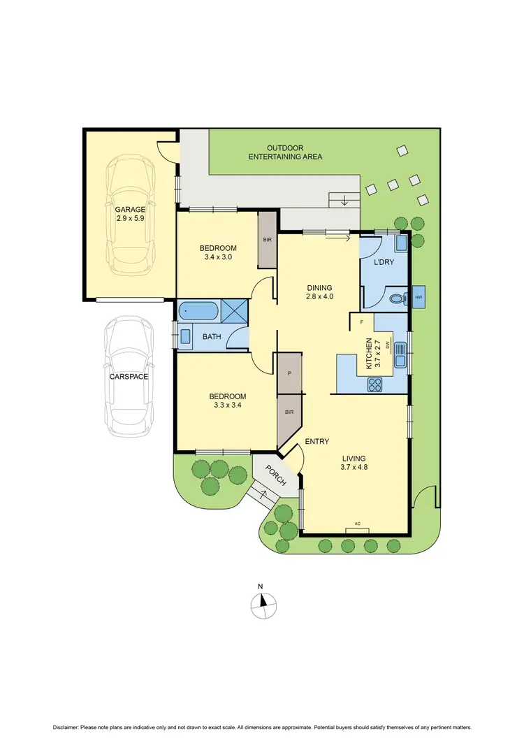 Floorplan of Homely villa listing, 3/4 Bellevue Terrace, Pascoe Vale VIC 3044