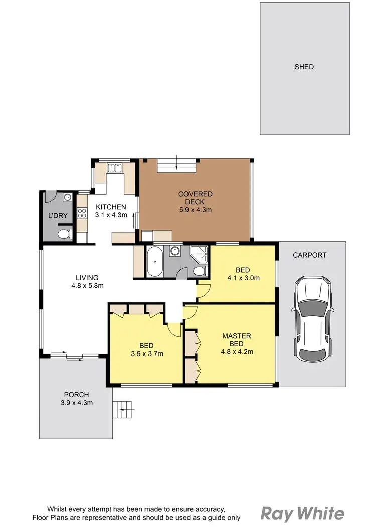 Floorplan of Homely house listing, 10 Darling Street, Sandgate QLD 4017