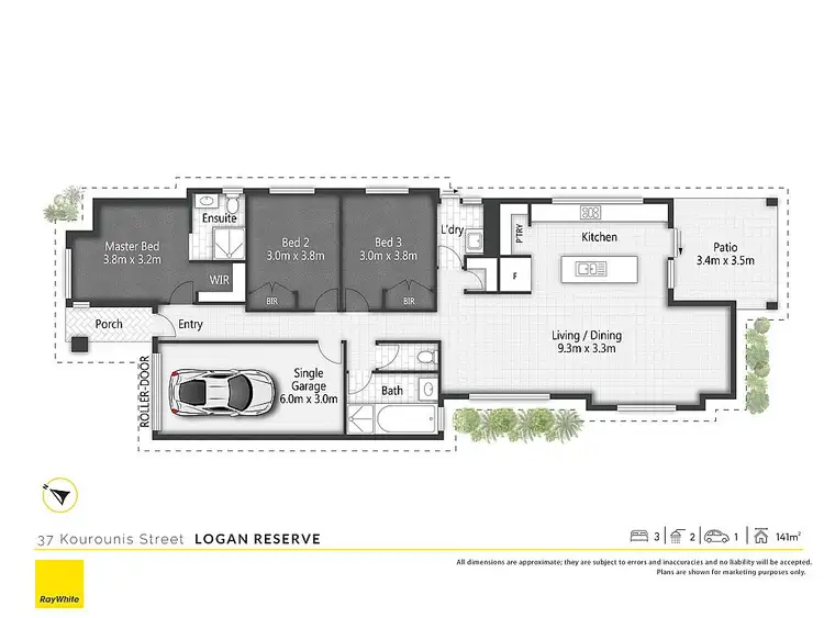 Floorplan of Homely house listing, 37 Kourounis Street, Logan Reserve QLD 4133