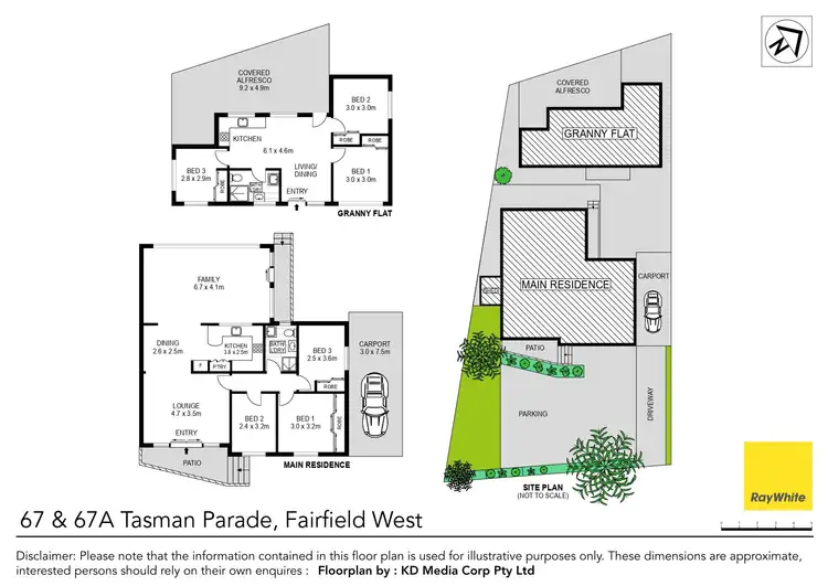 Floorplan of Homely house listing, 67 Tasman Parade, Fairfield West NSW 2165