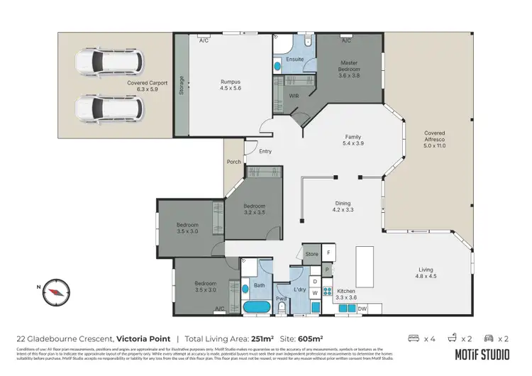 Floorplan of Homely house listing, 22 Gladebourne Crescent, Victoria Point QLD 4165