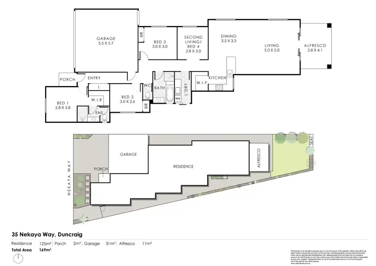 Floorplan of Homely house listing, 35 Nekaya Way, Duncraig WA 6023