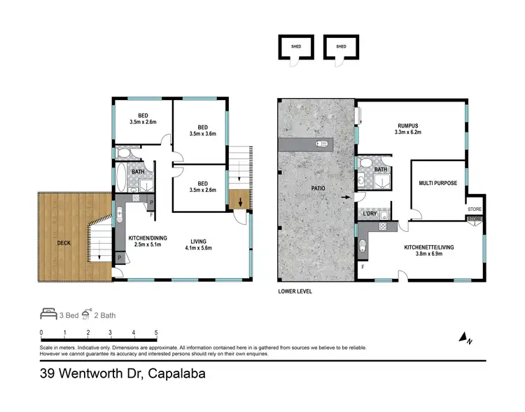 Floorplan of Homely house listing, 39 Wentworth Drive, Capalaba QLD 4157