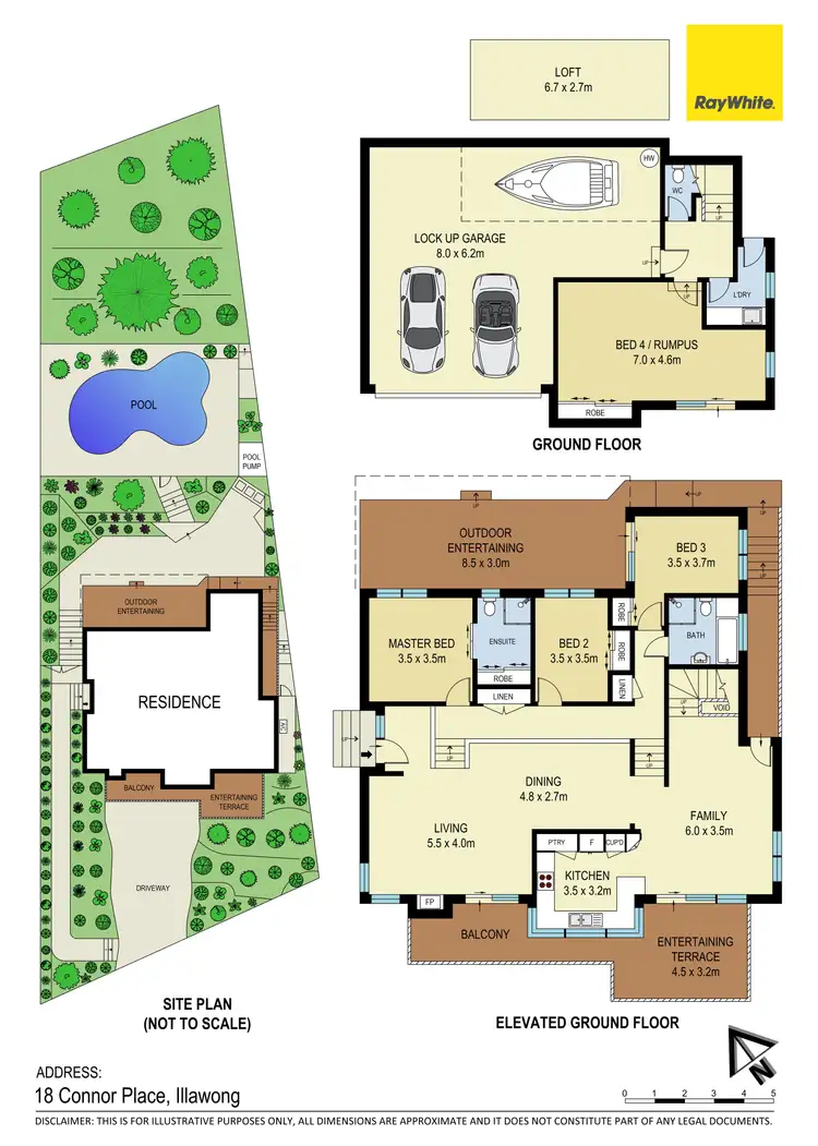 Floorplan of Homely house listing, 18 Connor Place, Illawong NSW 2234