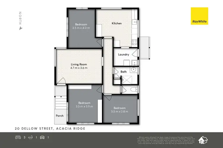 Floorplan of Homely house listing, 20 Dellow Street, Acacia Ridge QLD 4110