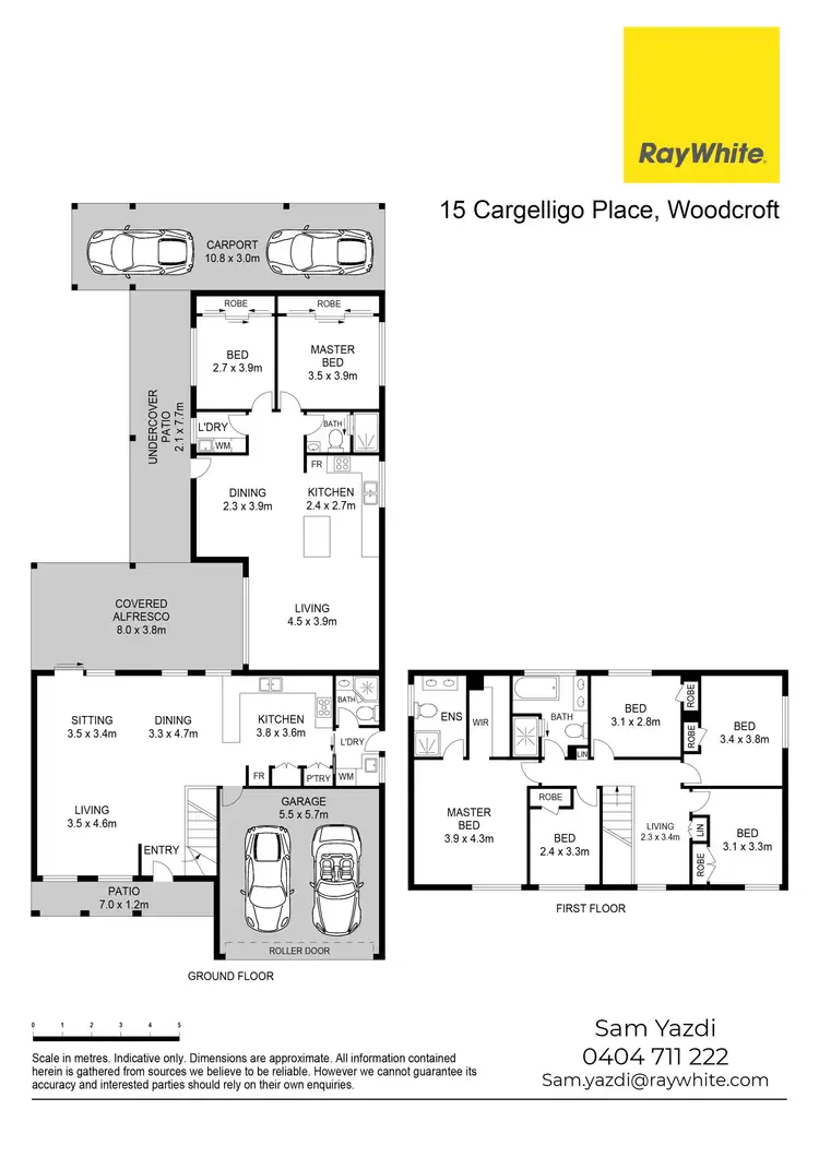 Floorplan of Homely house listing, 15 Cargelligo Place, Woodcroft NSW 2767