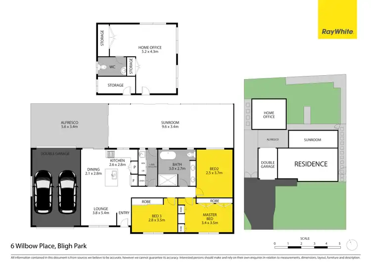 Floorplan of Homely house listing, 6 Wilbow Place, Bligh Park NSW 2756