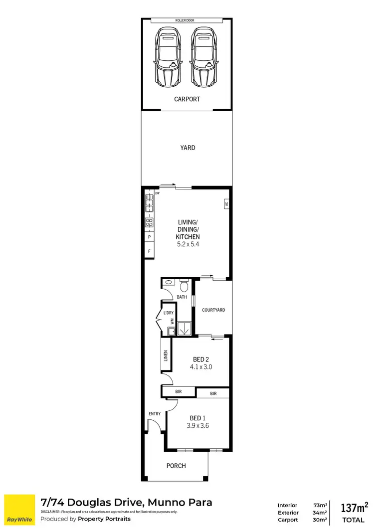 Floorplan of Homely house listing, 7/74 Douglas Drive, Munno Para SA 5115