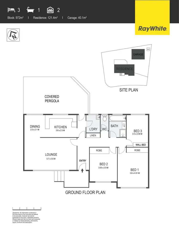 Floorplan of Homely house listing, 2 Wassell Place, Macgregor ACT 2615