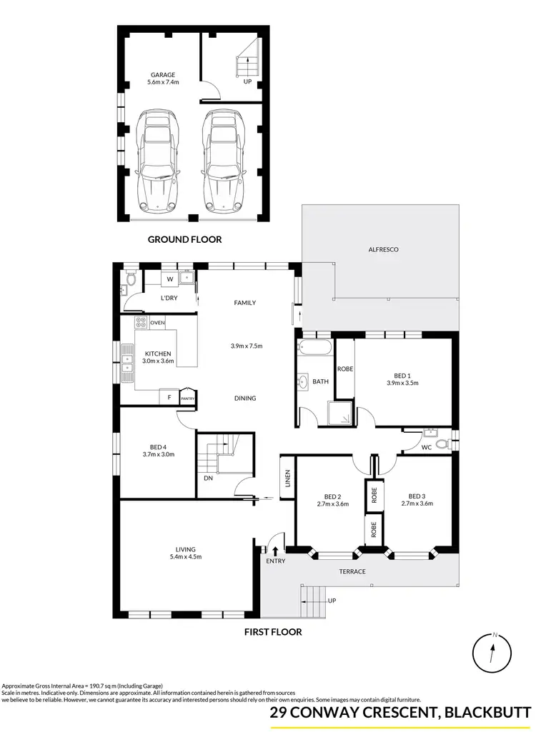 Floorplan of Homely house listing, 29 Conway Crescent, Blackbutt NSW 2529