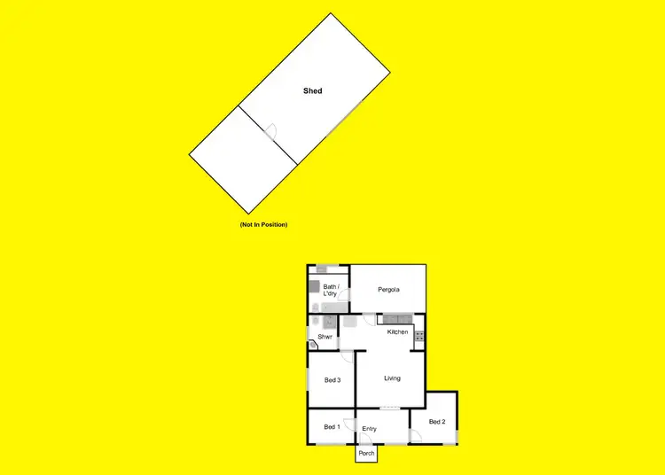 Floorplan of Homely house listing, 504 Myall Street, Cardross VIC 3496