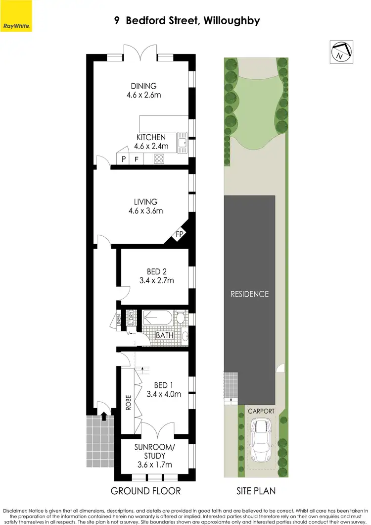 Floorplan of Homely house listing, 9 Bedford Street, Willoughby NSW 2068