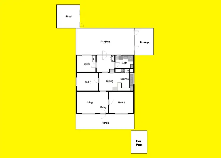 Floorplan of Homely house listing, 175 Commercial Street, Merbein VIC 3505