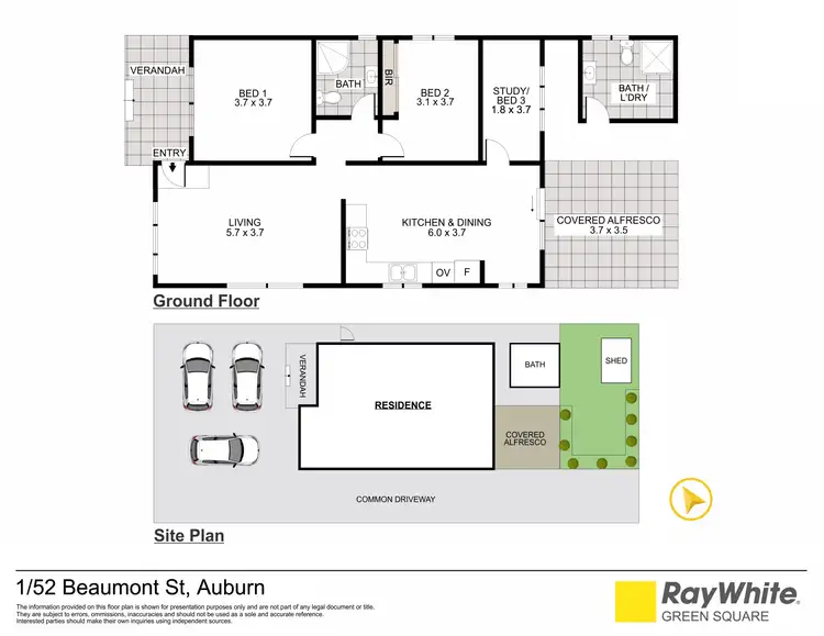 Floorplan of Homely house listing, 1/52 Beaumont Street, Auburn NSW 2144