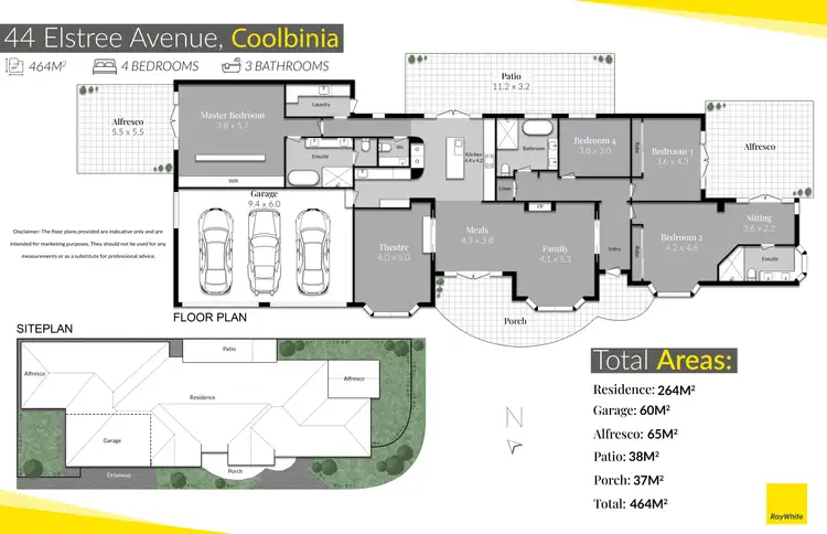 Floorplan of Homely house listing, 44 Elstree Avenue, Coolbinia WA 6050