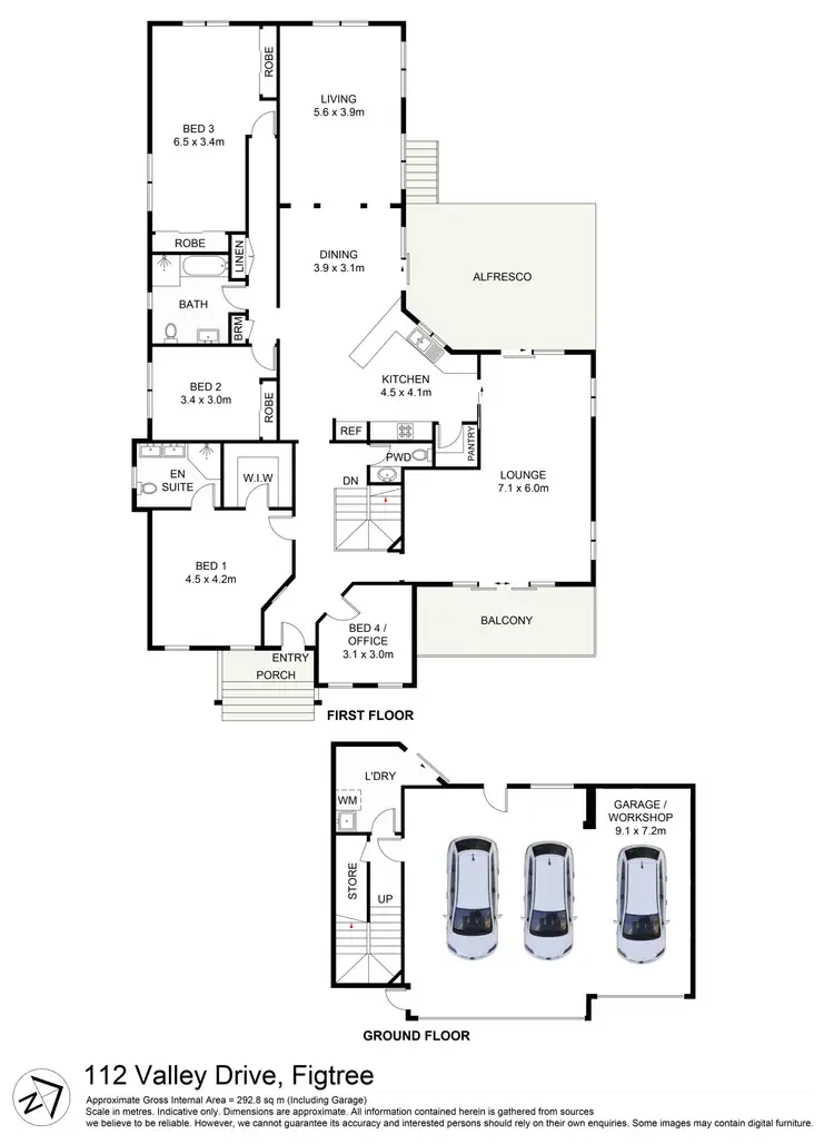 Floorplan of Homely house listing, 112 Valley Drive, Figtree NSW 2525