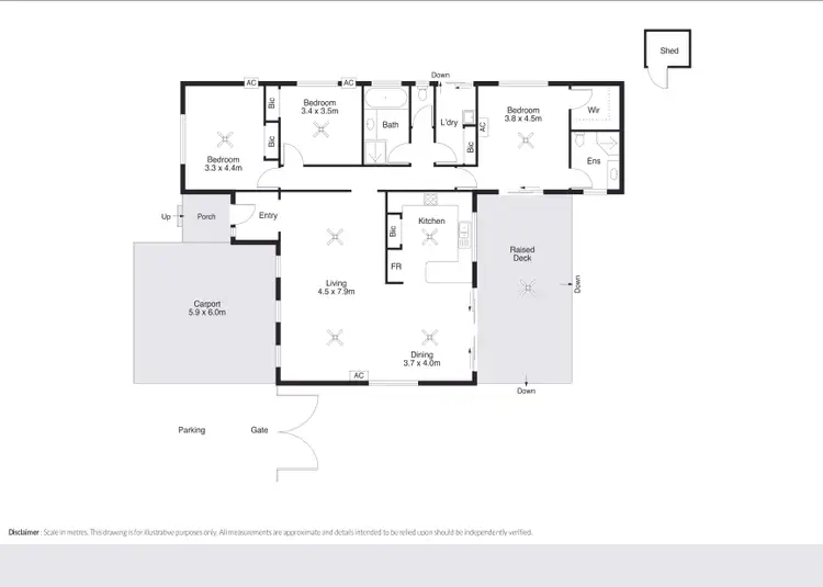 Floorplan of Homely house listing, 12 Planigale Loop, Djugun WA 6725