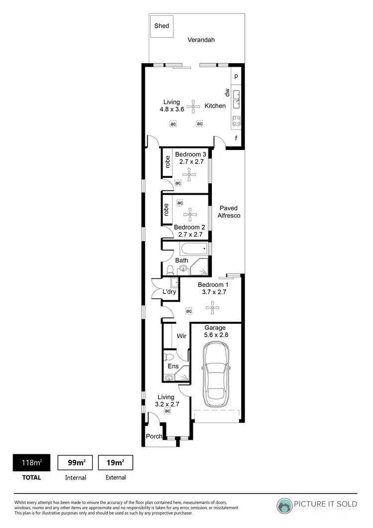 Floorplan of Homely house listing, 37 Riesling Crescent, Andrews Farm SA 5114