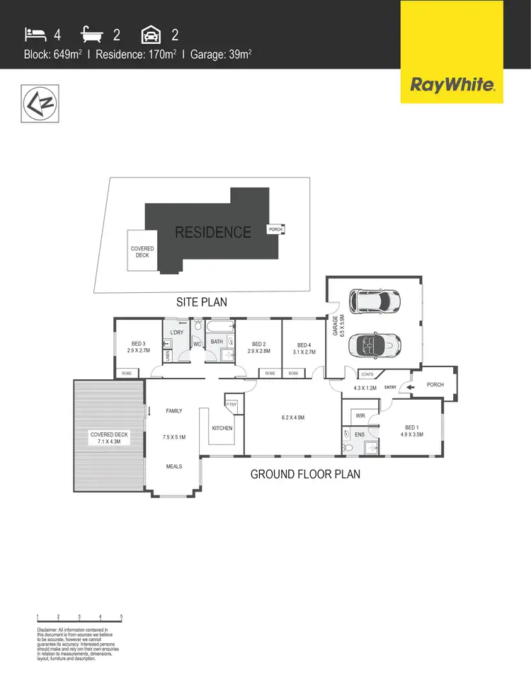Floorplan of Homely house listing, 10 Fairlight Street, Dunlop ACT 2615