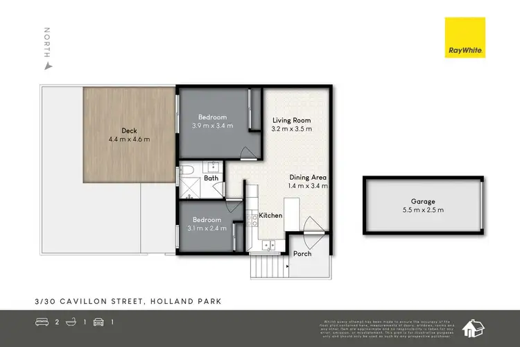 Floorplan of Homely unit listing, 3/30 Cavillon Street, Holland Park QLD 4121