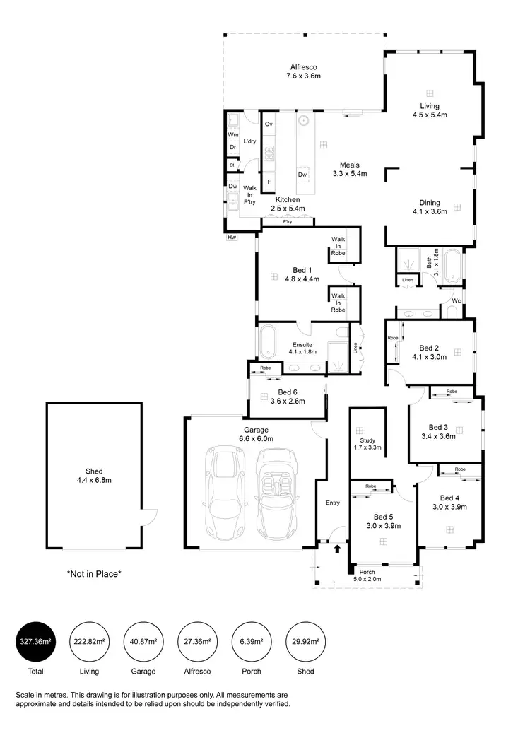 Floorplan of Homely house listing, 33 Kirby Terrace, Largs North SA 5016