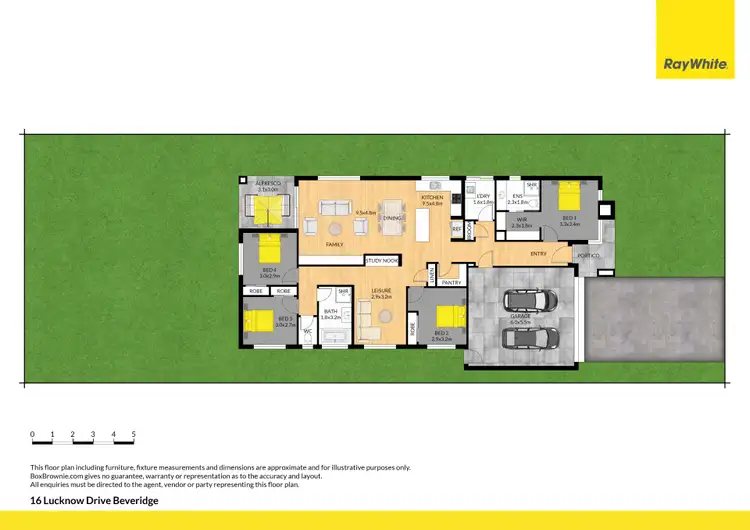 Floorplan of Homely house listing, 16 Lucknow Drive, Beveridge VIC 3753