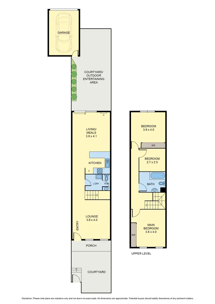 Floorplan of Homely townhouse listing, 5/65-71 Pearson Street, Brunswick West VIC 3055