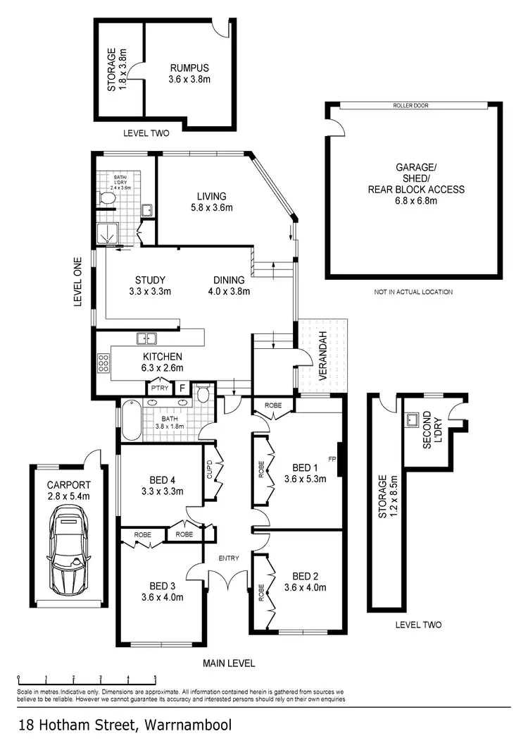 Floorplan of Homely house listing, 18 Hotham Street, Warrnambool VIC 3280