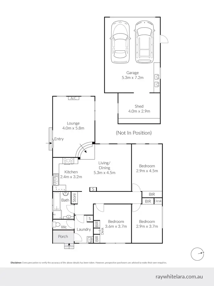 Floorplan of Homely house listing, 10 Macedon Avenue, Corio VIC 3214