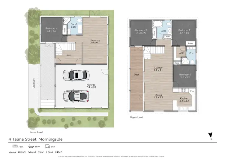 Floorplan of Homely house listing, 4 Talma Street, Morningside QLD 4170