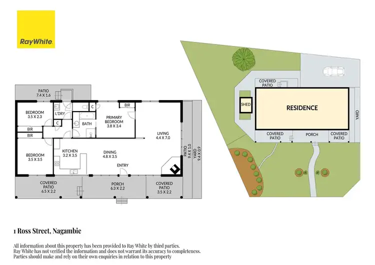 Floorplan of Homely house listing, 1 Ross Street, Nagambie VIC 3608