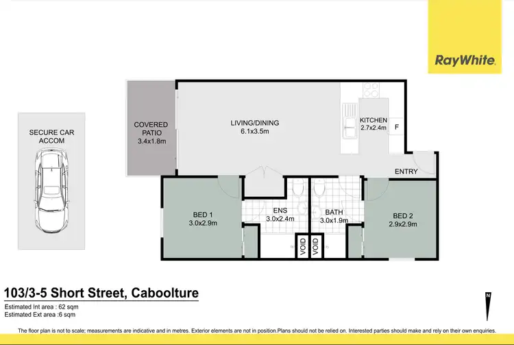 Floorplan of Homely apartment listing, 103/3-5 Short Street, Caboolture QLD 4510