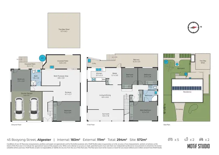 Floorplan of Homely house listing, 45 Booyong Street, Algester QLD 4115