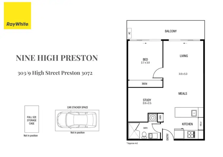 Floorplan of Homely apartment listing, 303/9 High Street, Preston VIC 3072